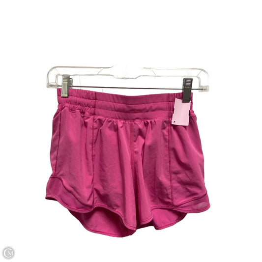 Athletic Shorts By Lululemon In Pink, Size: S