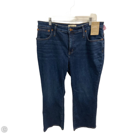 Jeans Boot Cut By Madewell In Blue Denim, Size: 16