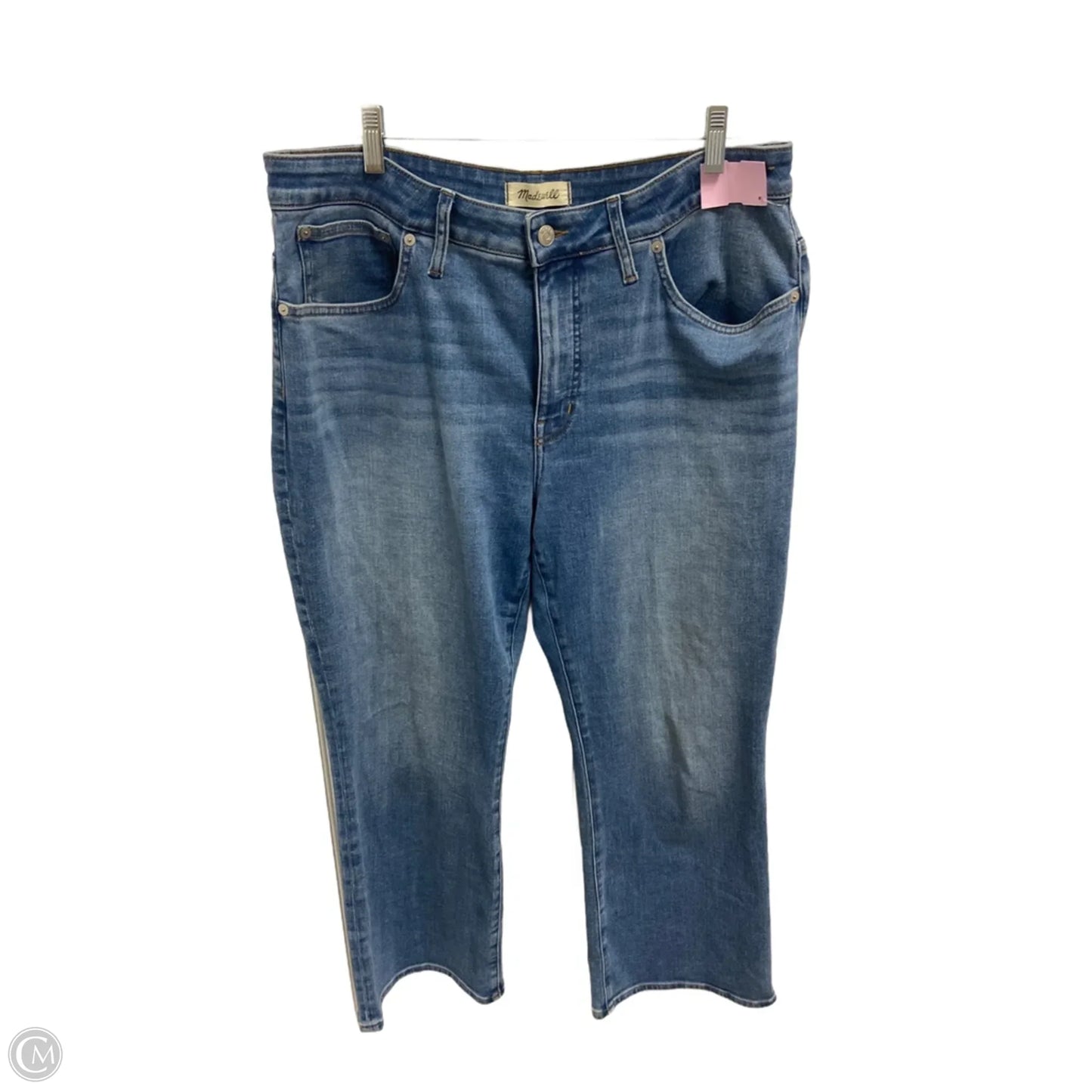 Jeans Boot Cut By Madewell In Blue Denim, Size: 16