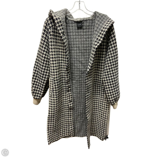 Coat Faux Fur & Sherpa By Cliche In Black & White, Size: M