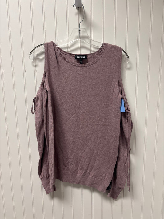 Top Long Sleeve By Express In Purple, Size: Sp