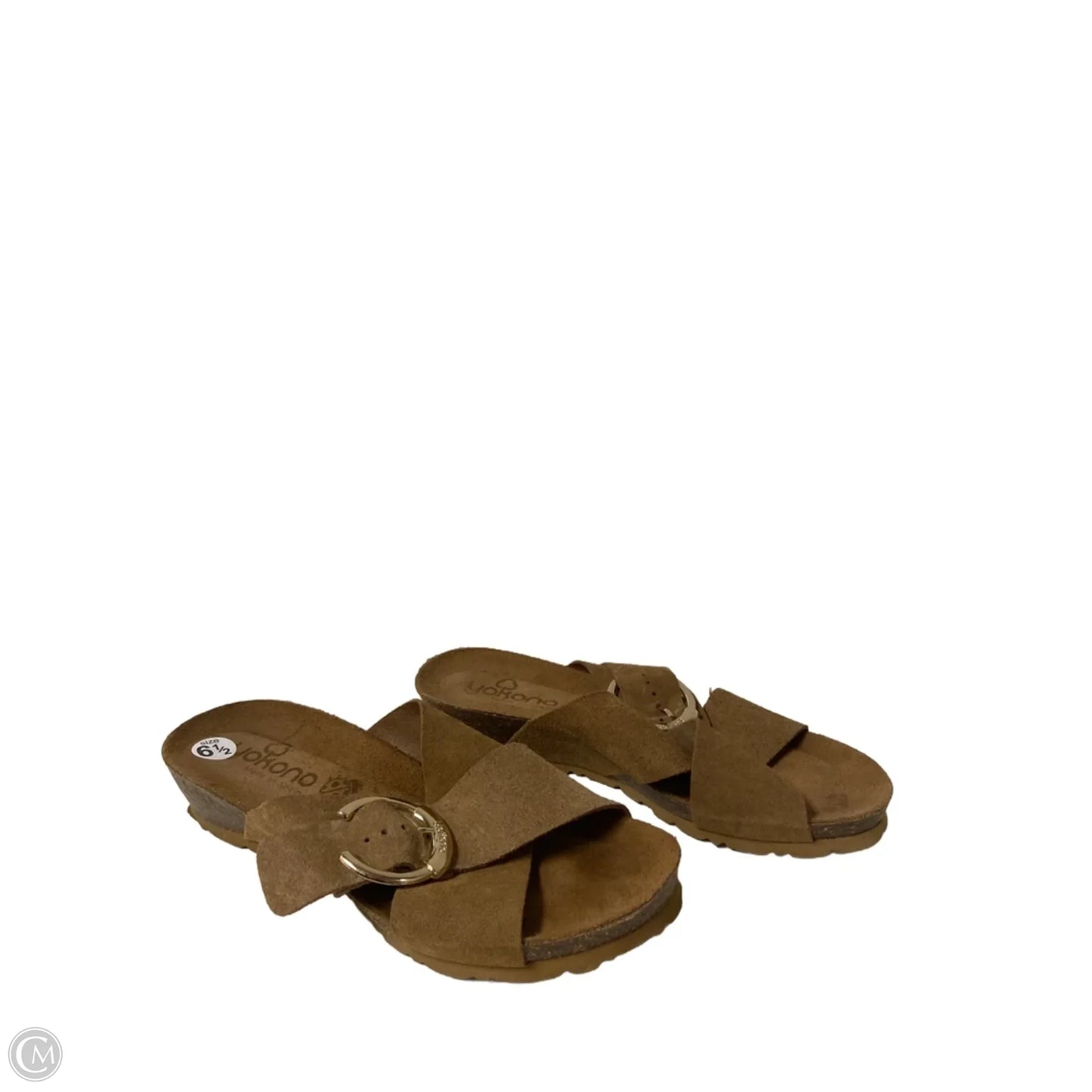 Shoes Flats By Clothes Mentor In Brown, Size: 6.5