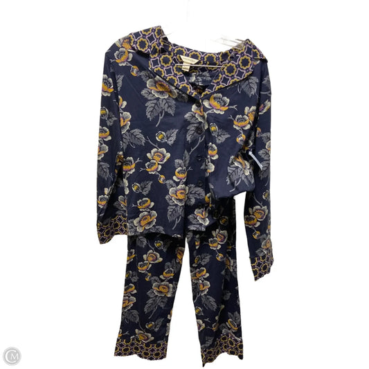 Pajamas 2pc By Vera Bradley In Navy, Size: S