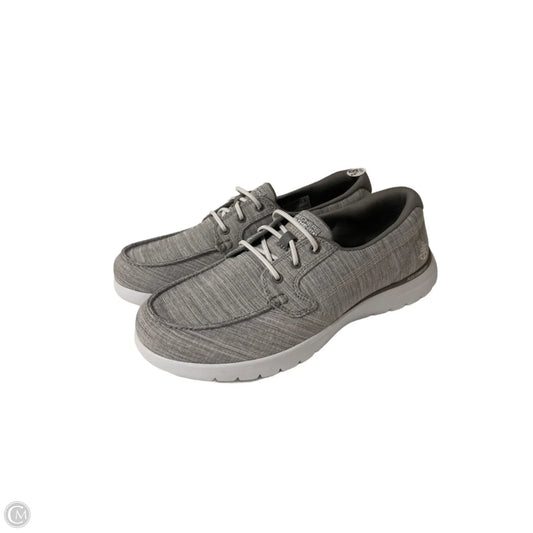 Shoes Flats By Skechers In Grey, Size: 8.5
