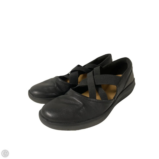Shoes Flats By Clarks In Black, Size: 10