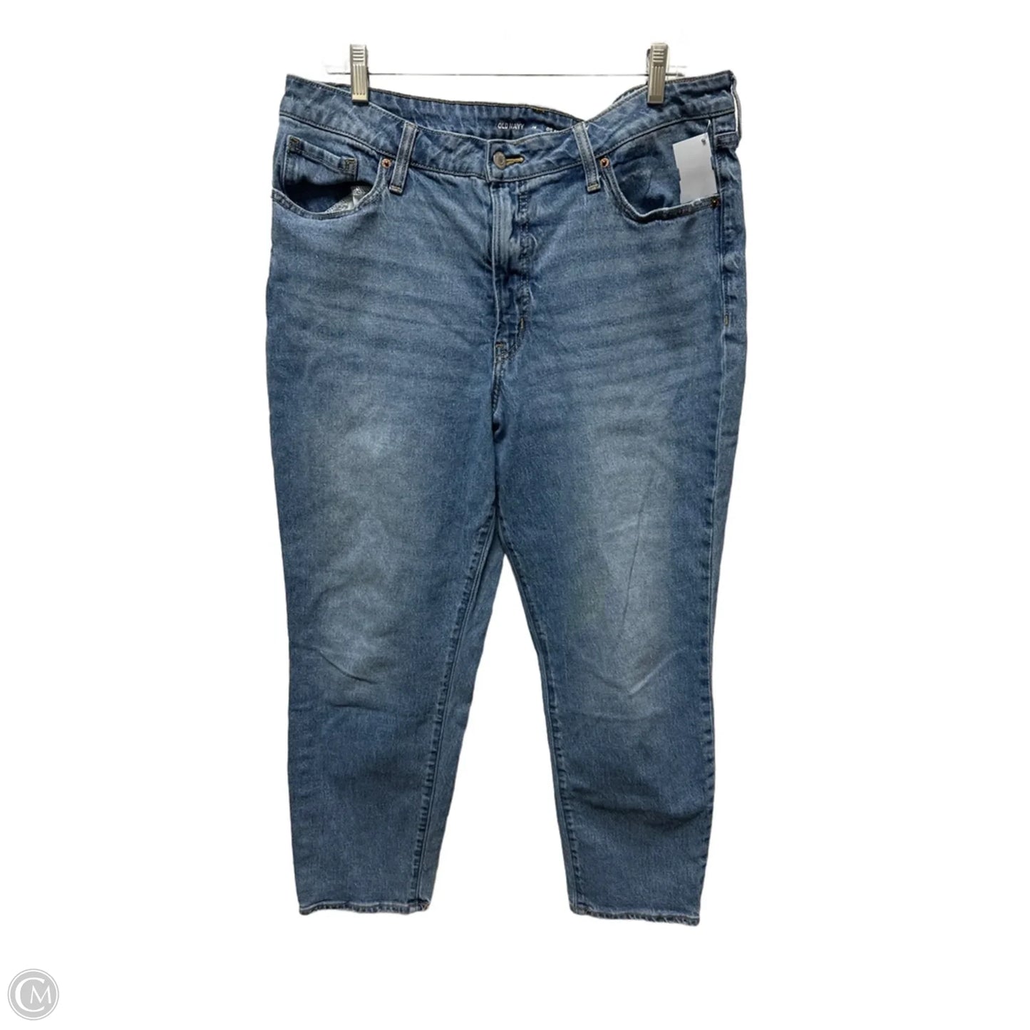 Jeans Straight By Old Navy In Blue Denim, Size: 16