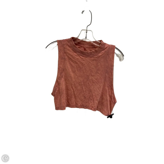 Athletic Tank Top By Lululemon In Orange, Size: S
