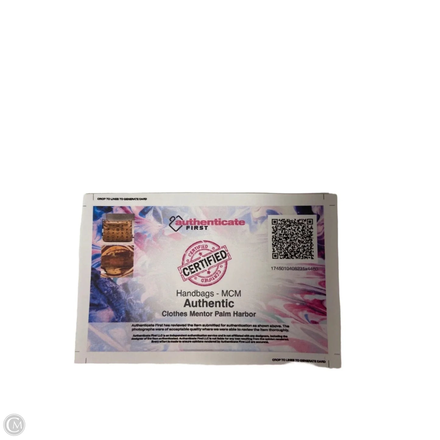 Crossbody Luxury Designer By Mcm, Size: Small