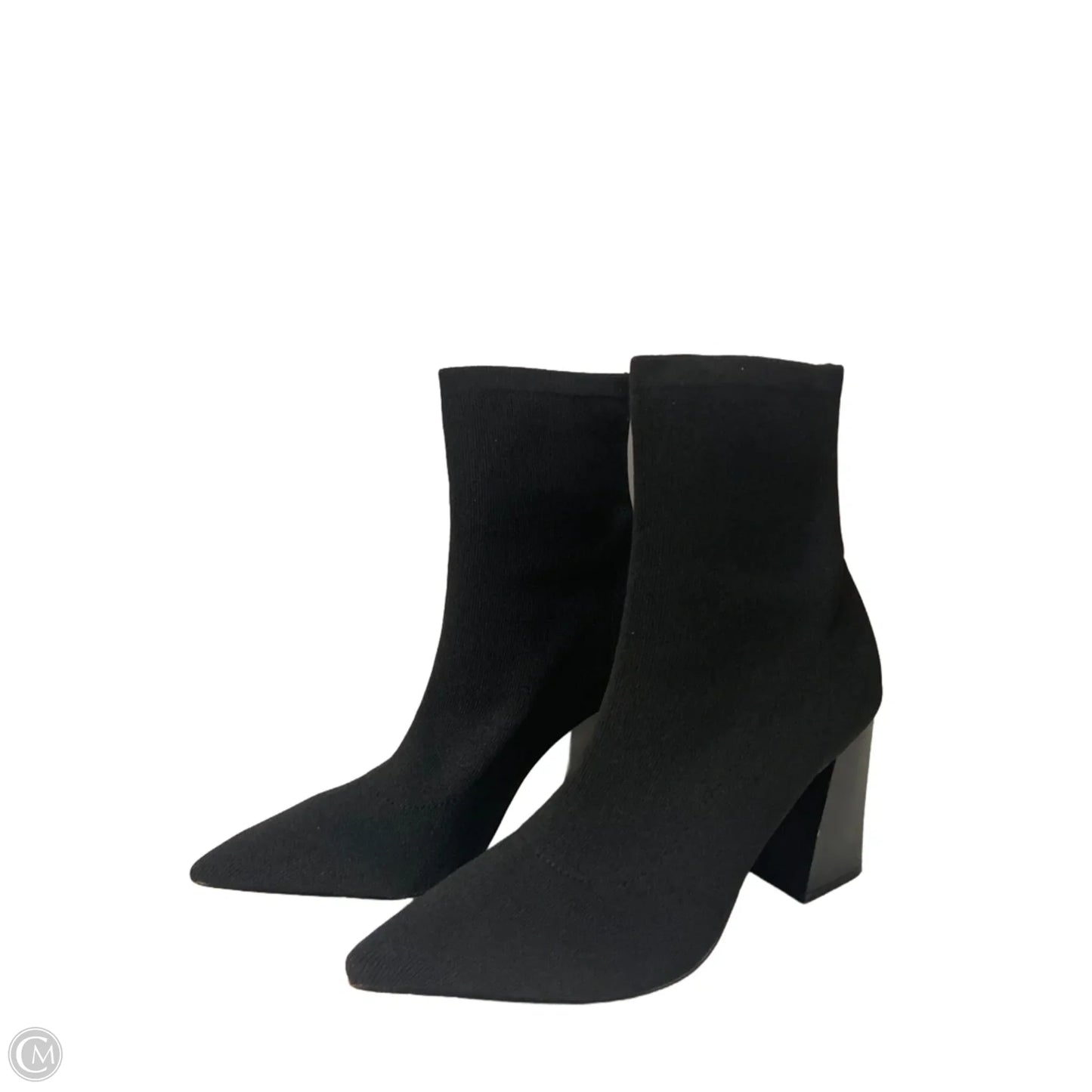 Boots Ankle Heels By Mix No 6 In Black, Size: 8