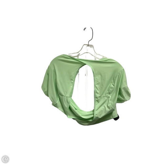 Athletic Top Short Sleeve By Nike In Green, Size: Xl