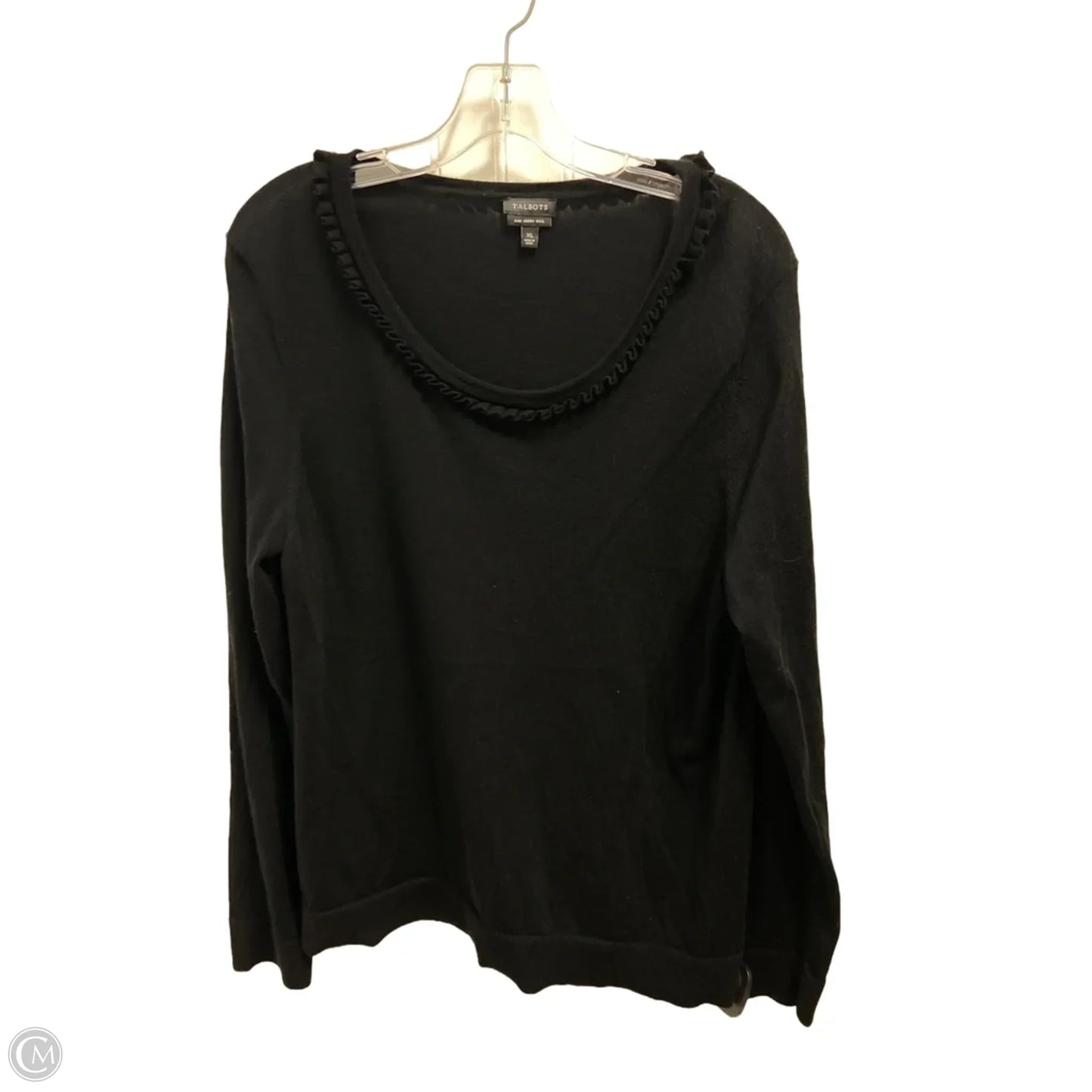 Sweater By Talbots In Black, Size: Xl