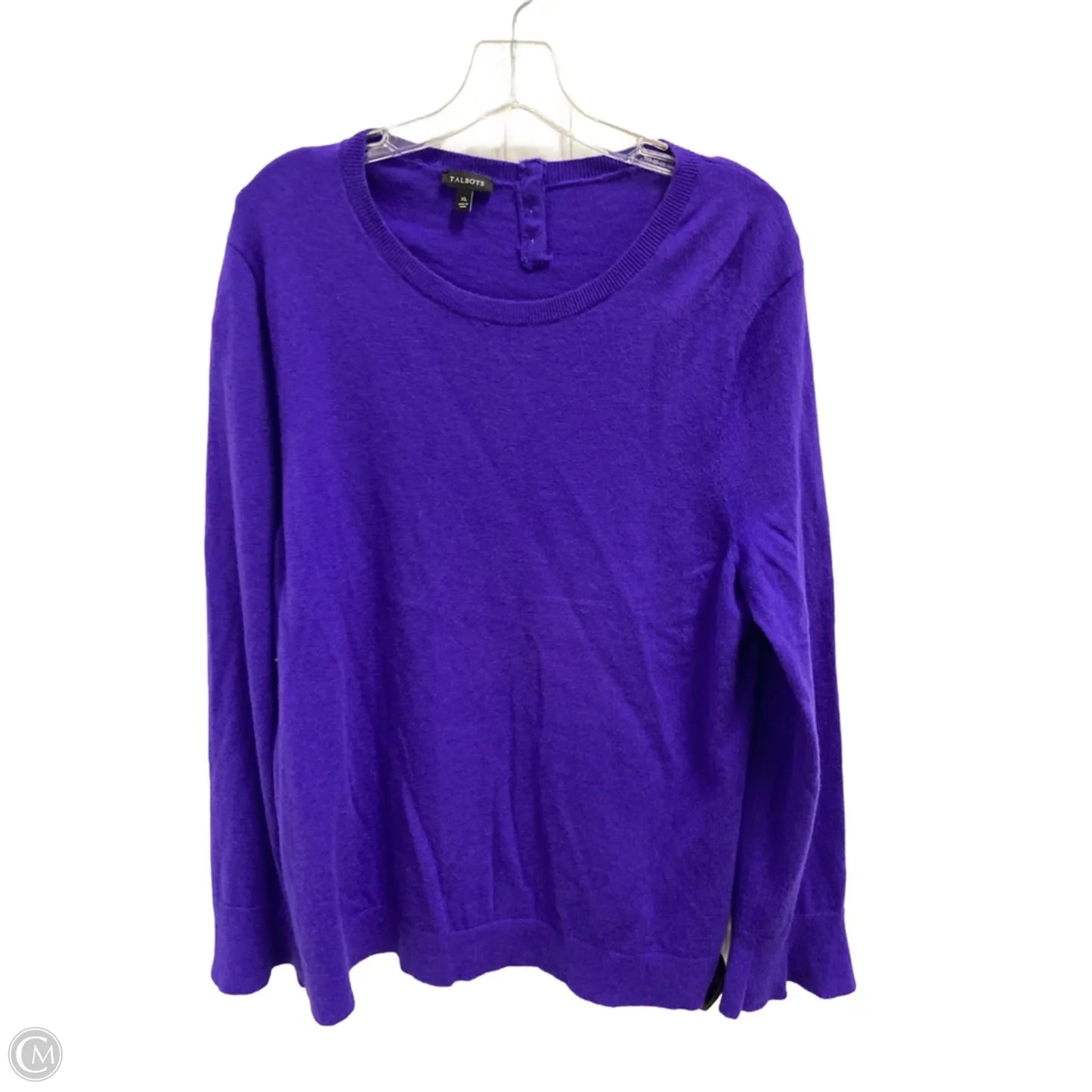 Sweater By Talbots In Blue, Size: Xl