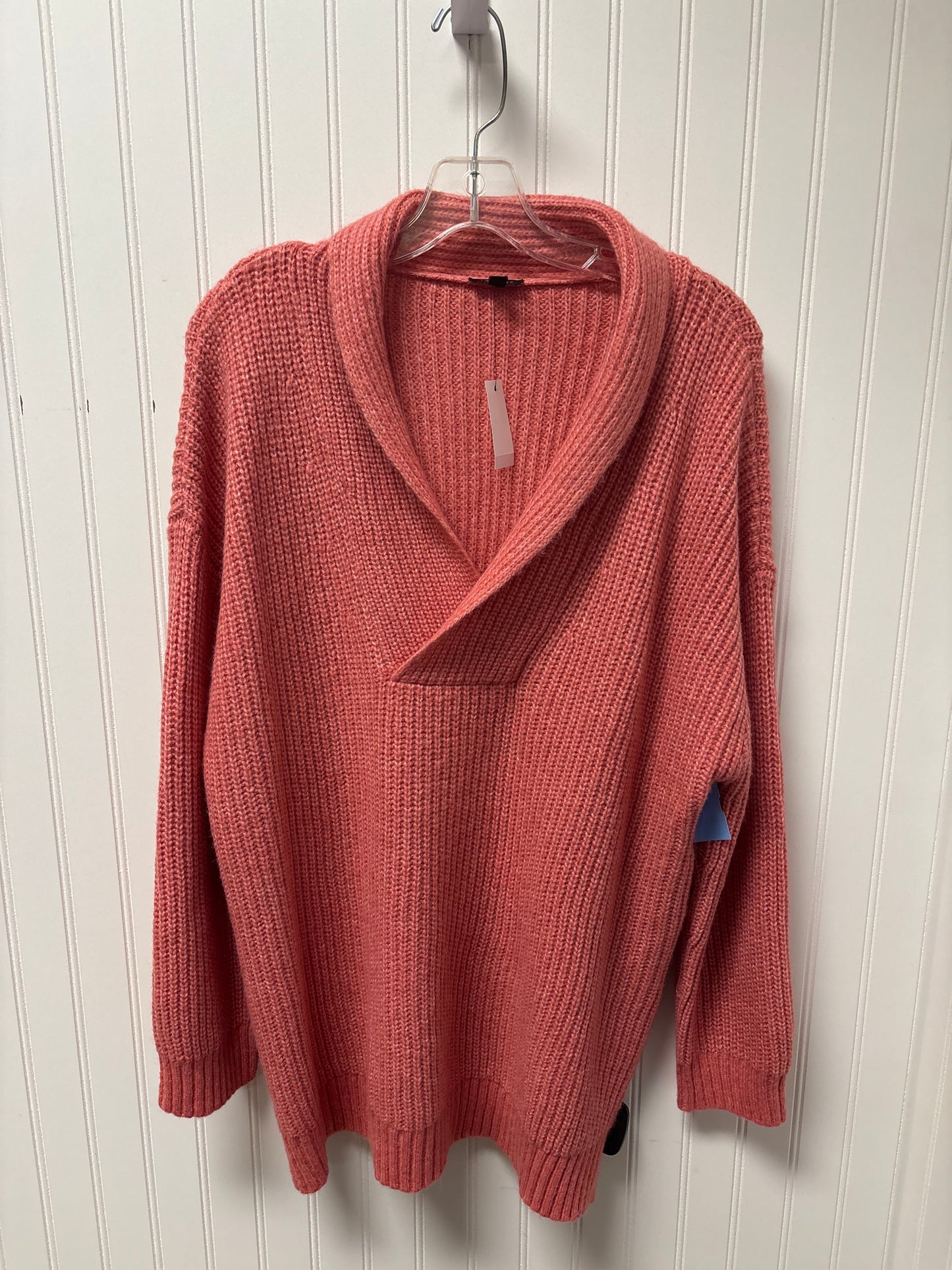 Sweater By Talbots In Pink, Size: L