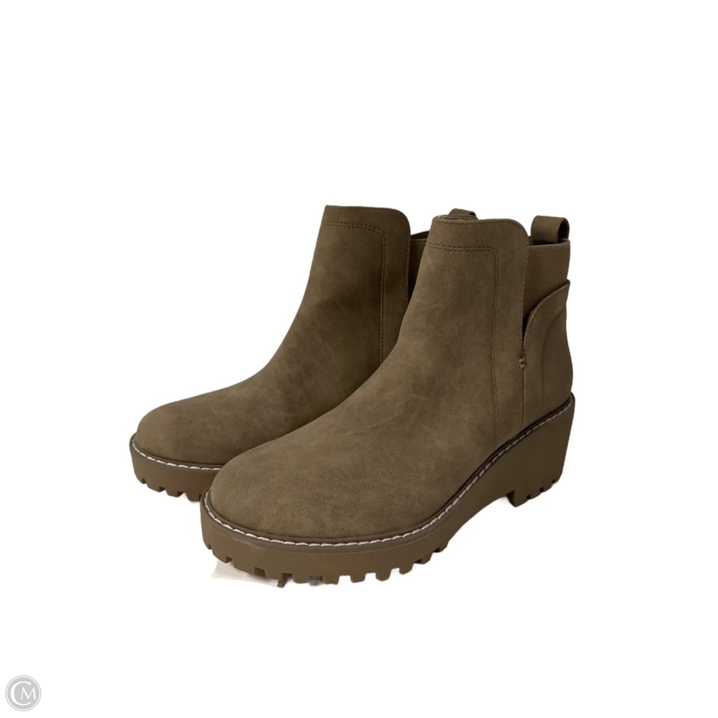 Boots Ankle Heels By Dolce Vita In Taupe, Size: 8