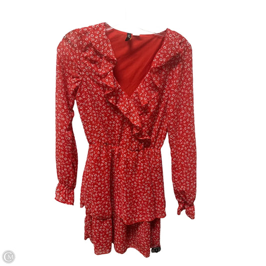 Dress Casual Short By Divided In Red, Size: Xxs
