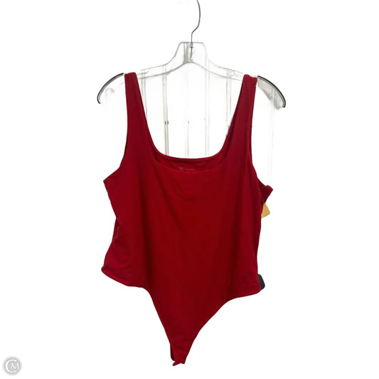 Bodysuit By No Boundaries In Red, Size: 1x