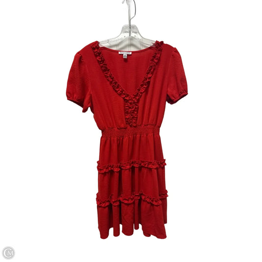 Dress Casual Short By Clothes Mentor In Red, Size: M