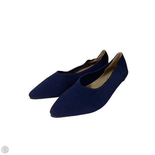 Shoes Flats By Clothes Mentor In Navy, Size: 11.5