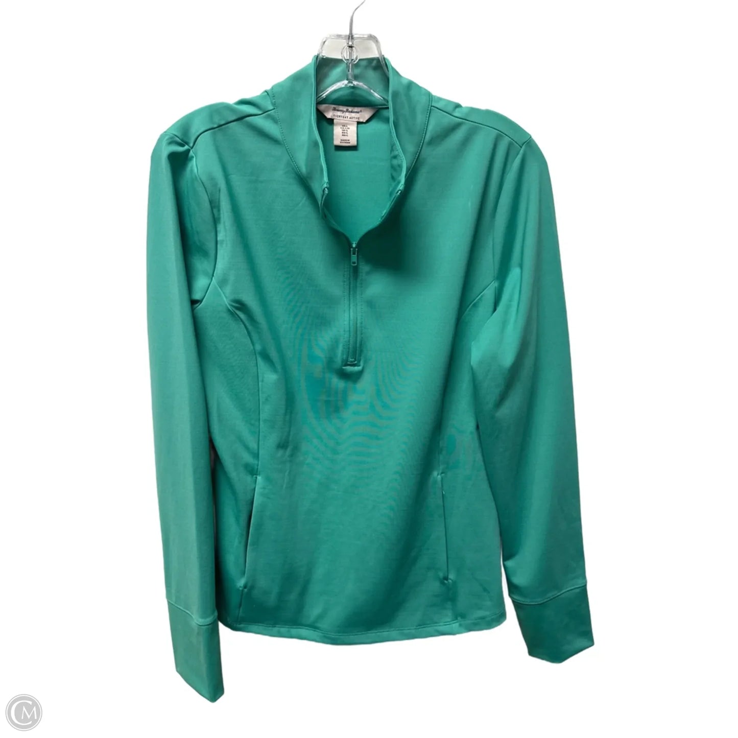 Athletic Sweatshirt Collar By Tommy Bahama In Green, Size: L