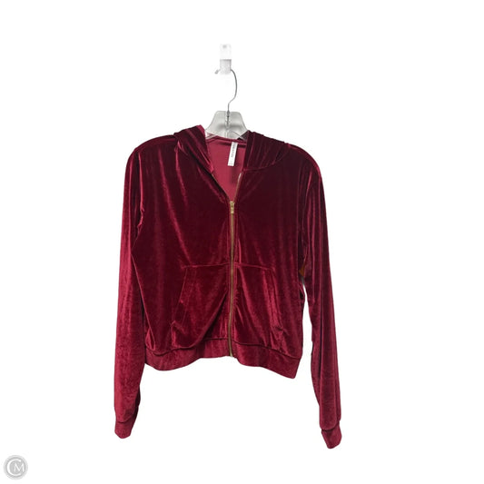 Athletic Jacket By Fabletics In Red, Size: S