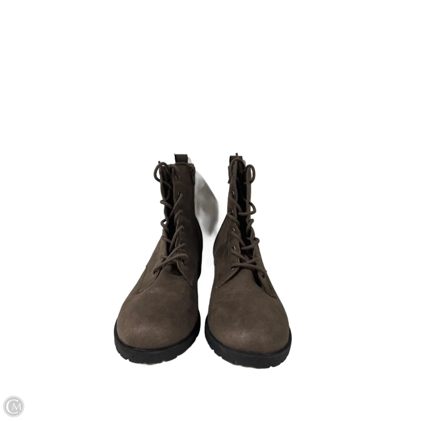 Boots Ankle Heels By Clothes Mentor In Brown, Size: 8
