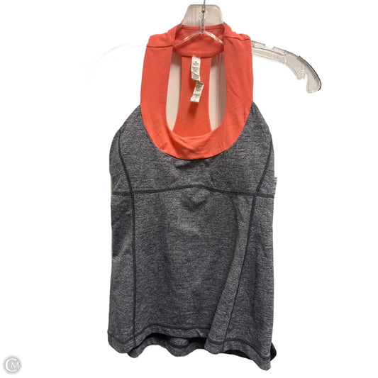 Athletic Tank Top By Lululemon In Grey & Pink, Size: S