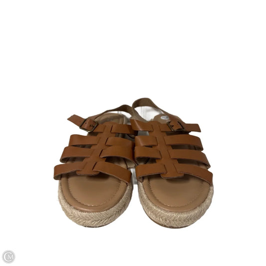 Sandals Flats By Esprit In Brown, Size: 7.5