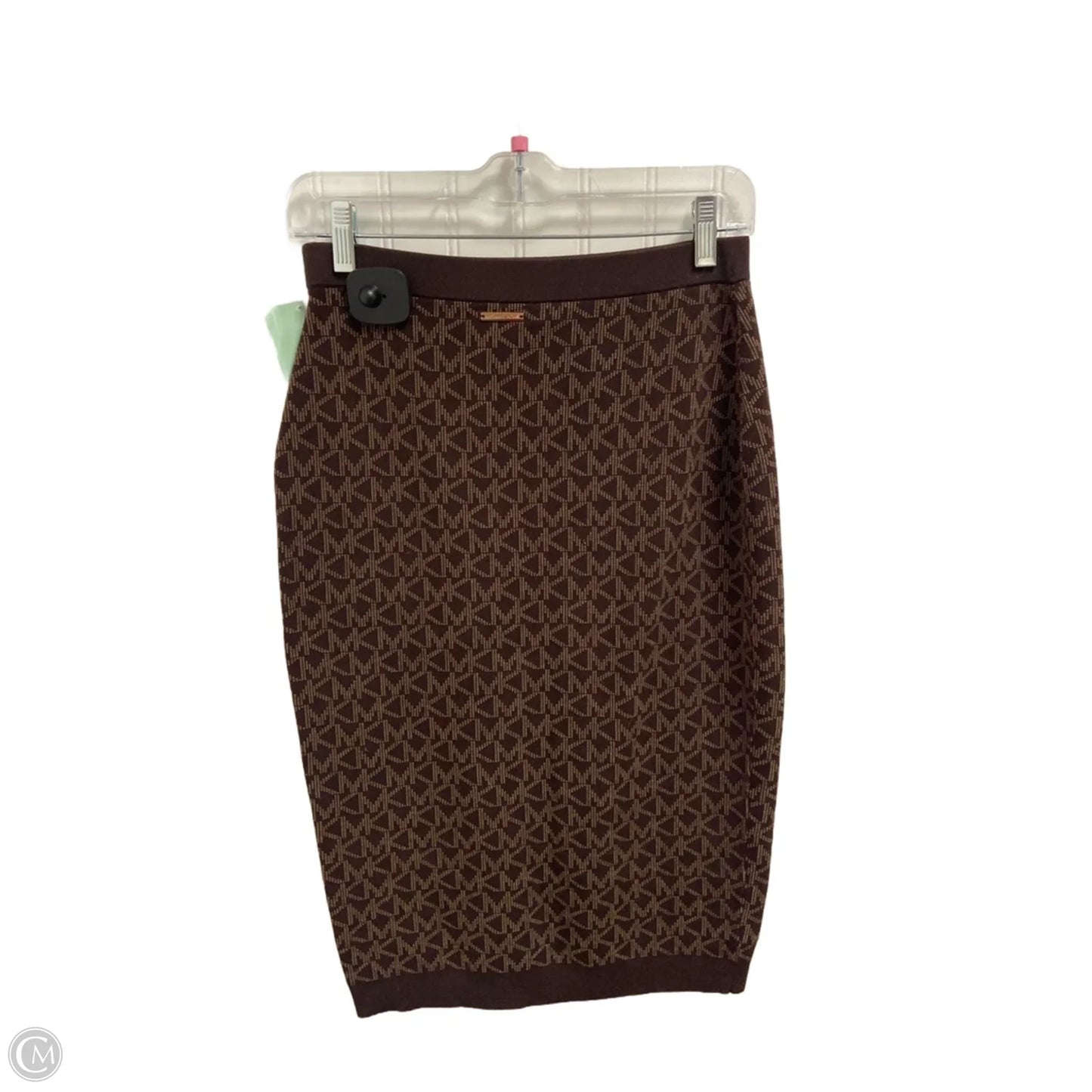 Skirt Midi By Michael By Michael Kors In Brown, Size: 6