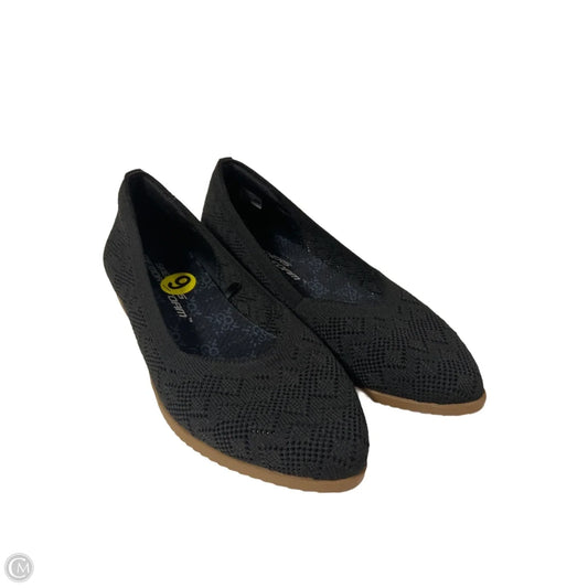 Shoes Heels Wedge By Skechers In Black, Size: 9