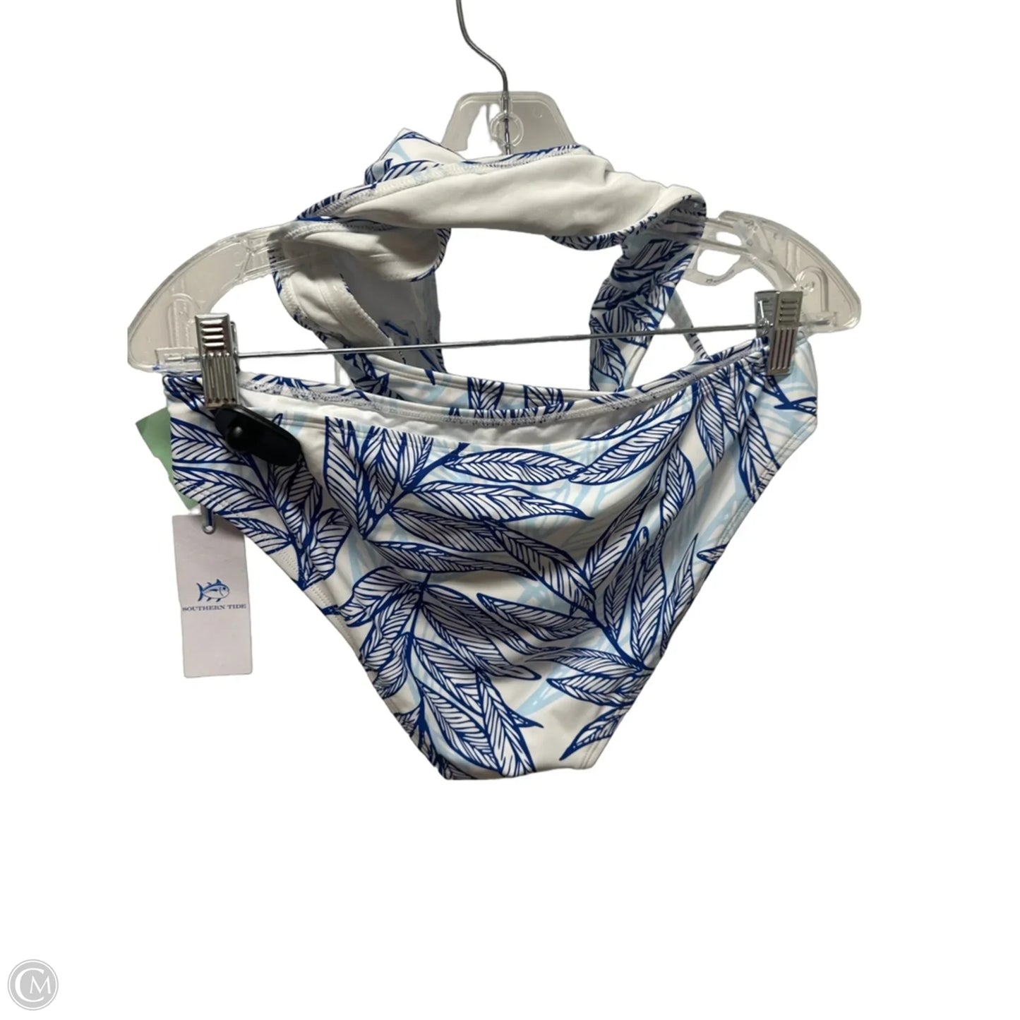 Swimsuit 2pc By Southern Tide In Blue & White, Size: M
