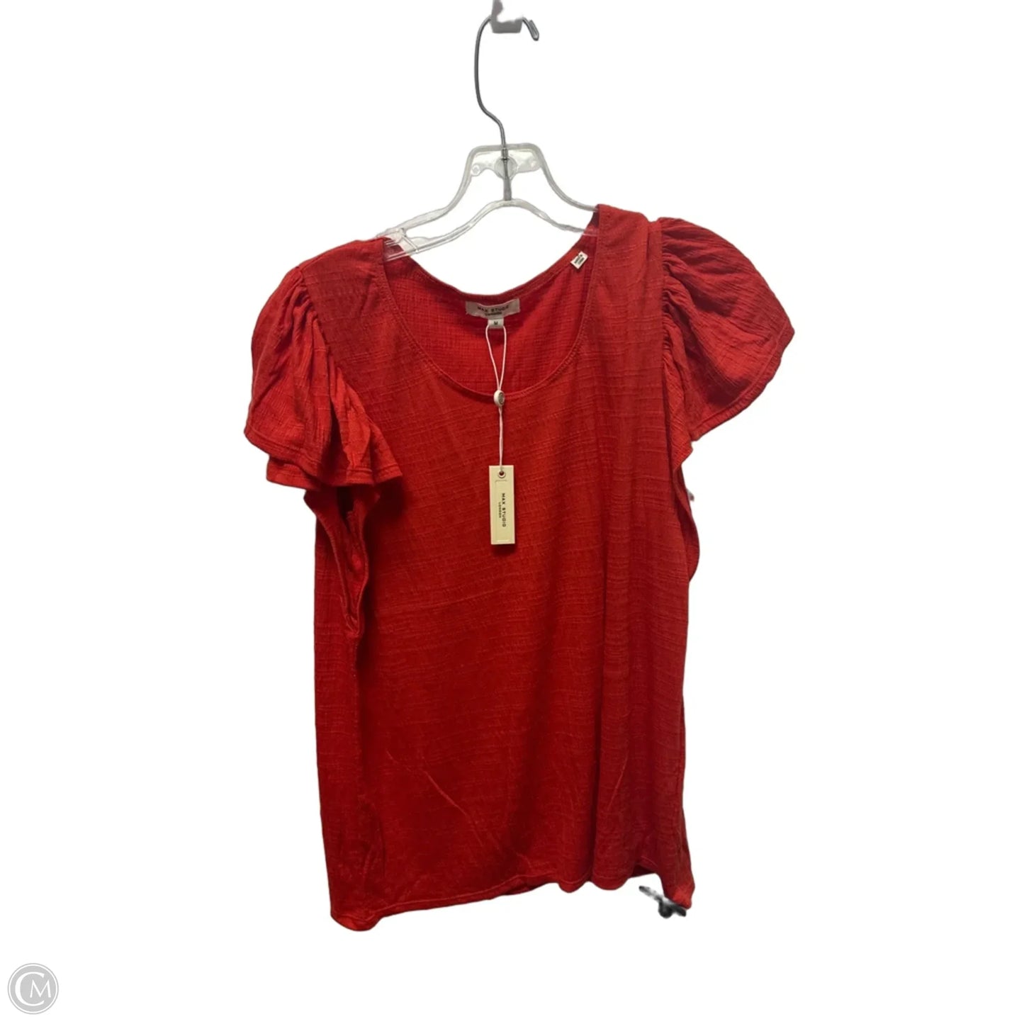 Top Sleeveless By Max Studio In Red, Size: M