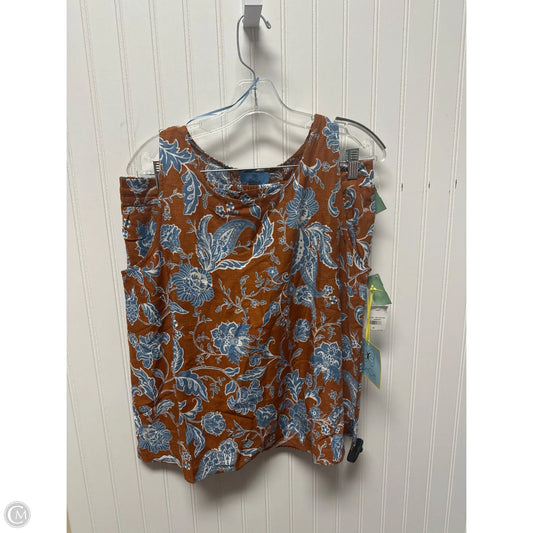 Shorts Set By Cece In Blue & Brown, Size: M