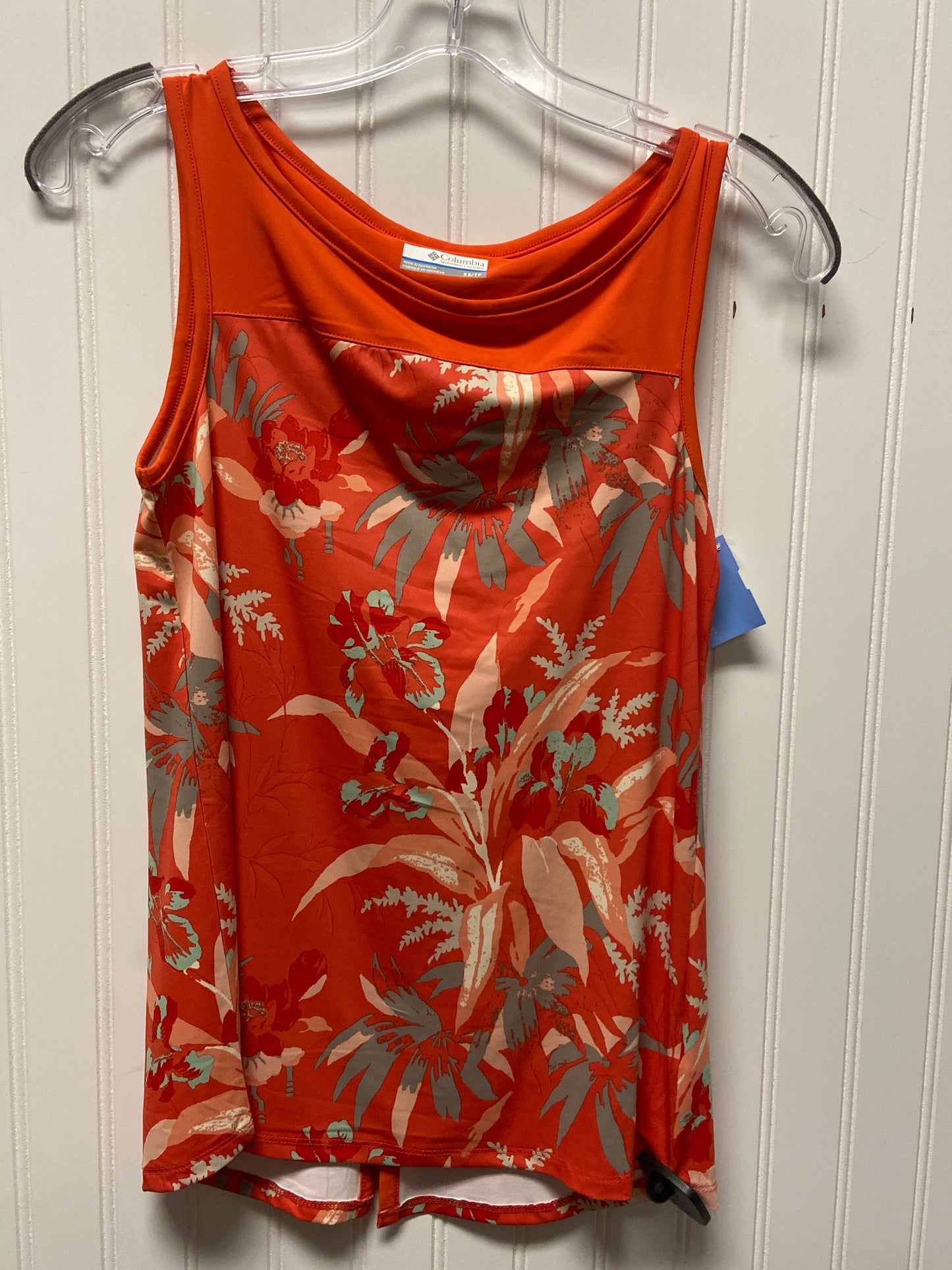 Athletic Tank Top By Columbia In Orange, Size: Xs