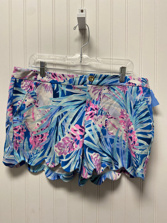 Shorts Designer By Lilly Pulitzer In Blue & Purple, Size: 12