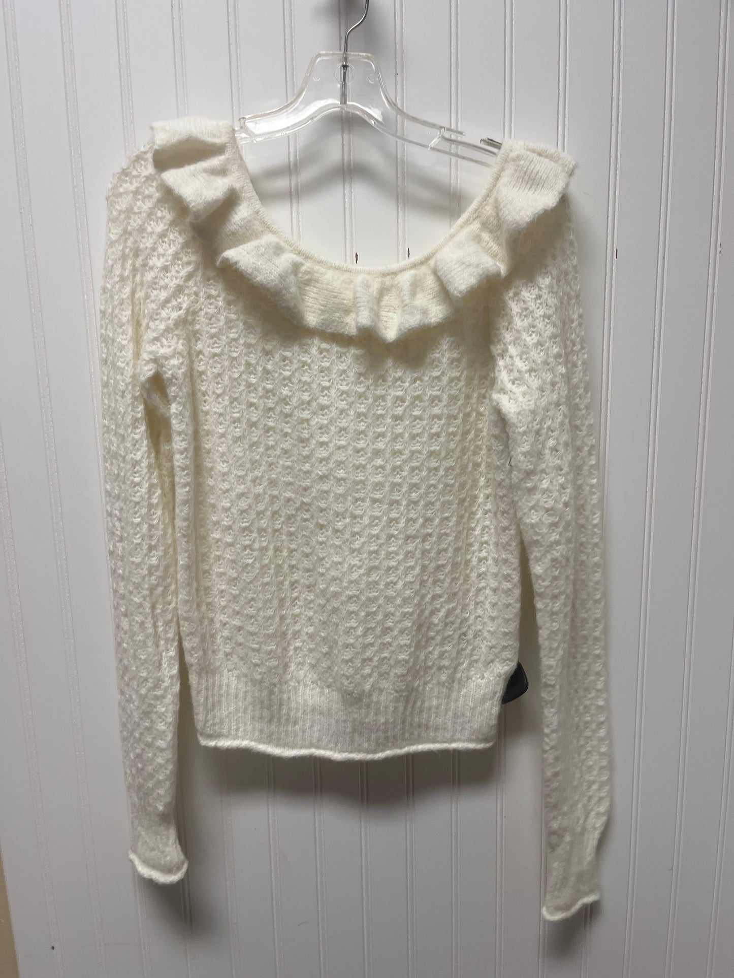 Sweater By Anthropologie In Cream, Size: Xs