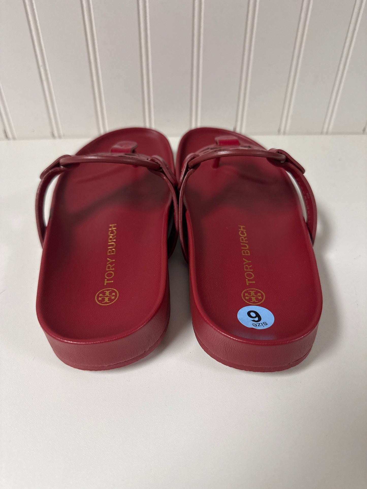 Sandals Designer By Tory Burch In Red, Size: 6