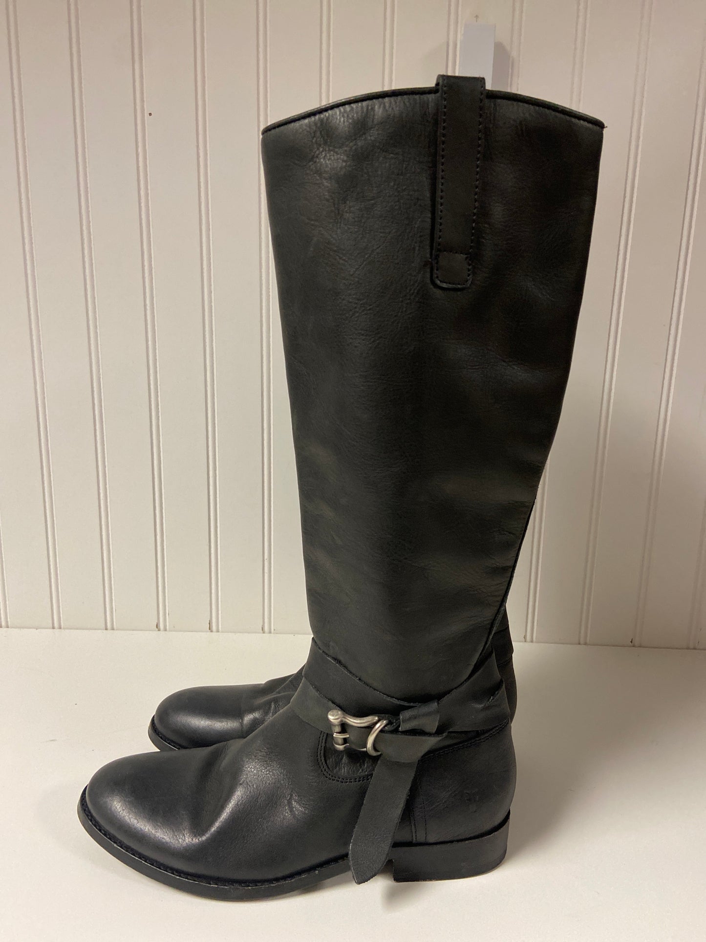 Boots Designer By Frye In Black, Size: 6.5