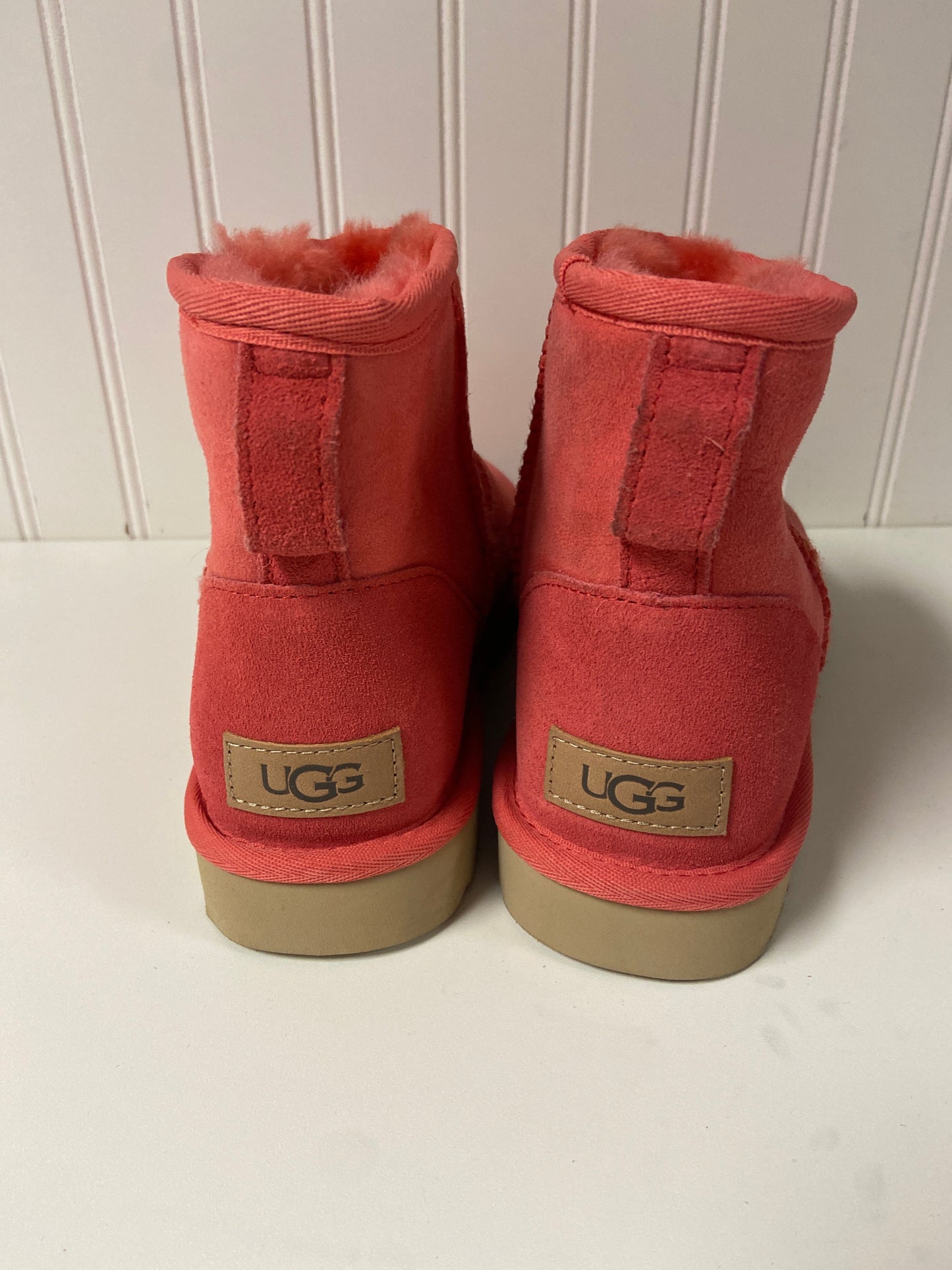 Boots Designer By Ugg In Pink, Size: 7