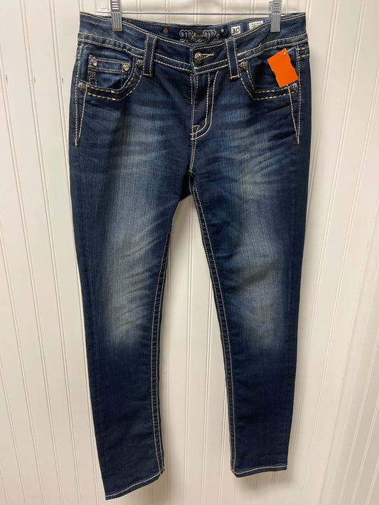 Jeans Skinny By Miss Me In Blue Denim, Size: 10