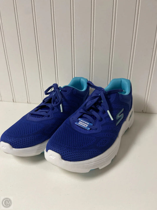 Shoes Athletic By Skechers In Blue, Size: 7.5