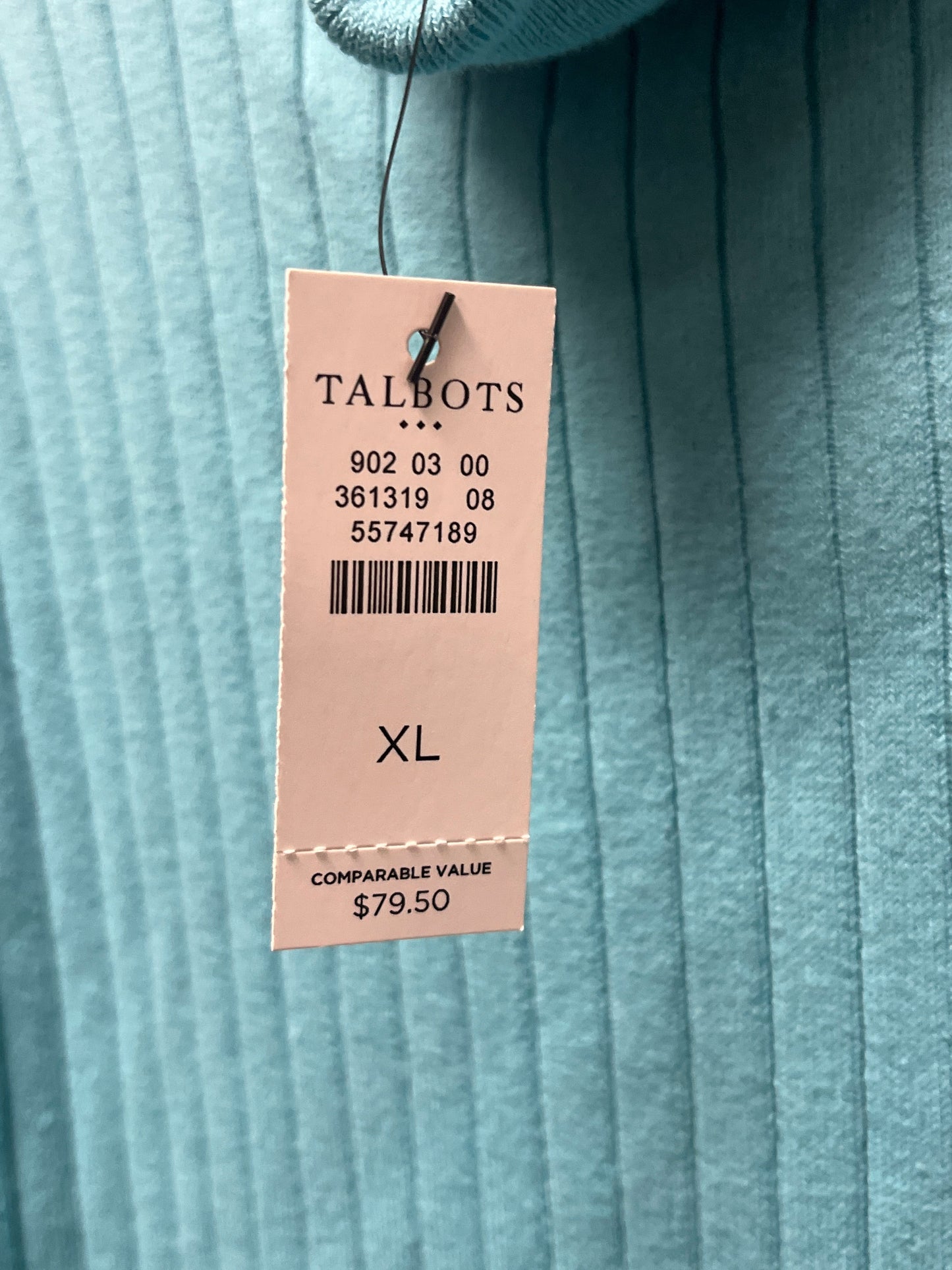 Sweater By Talbots In Blue, Size: Xl