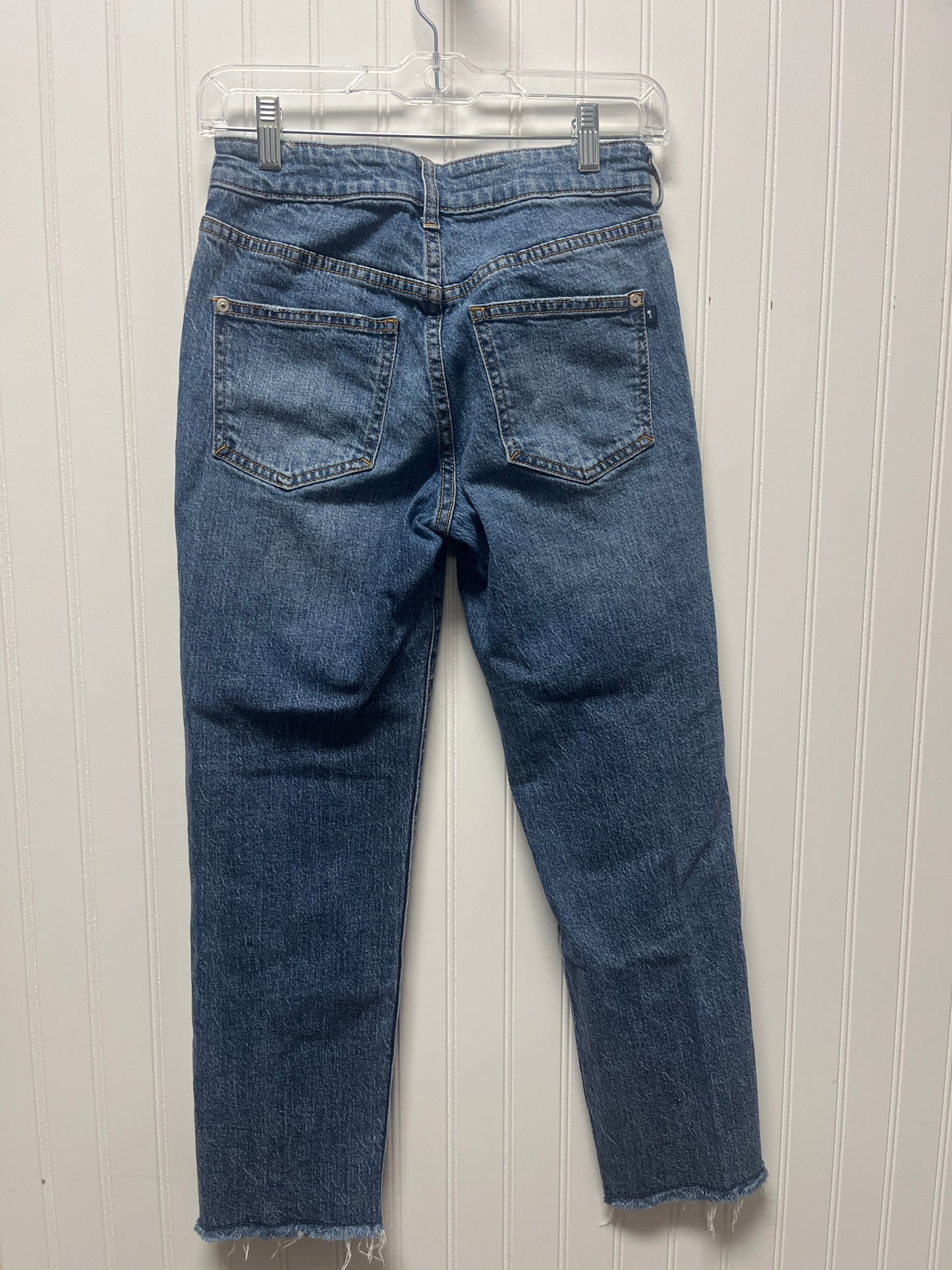 Jeans Straight By Pilcro In Blue Denim, Size: 2