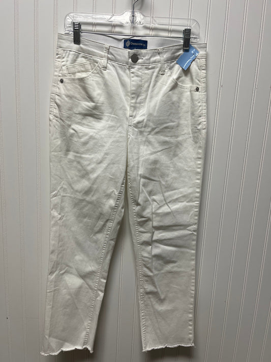 Jeans Straight By Democracy In White, Size: 8