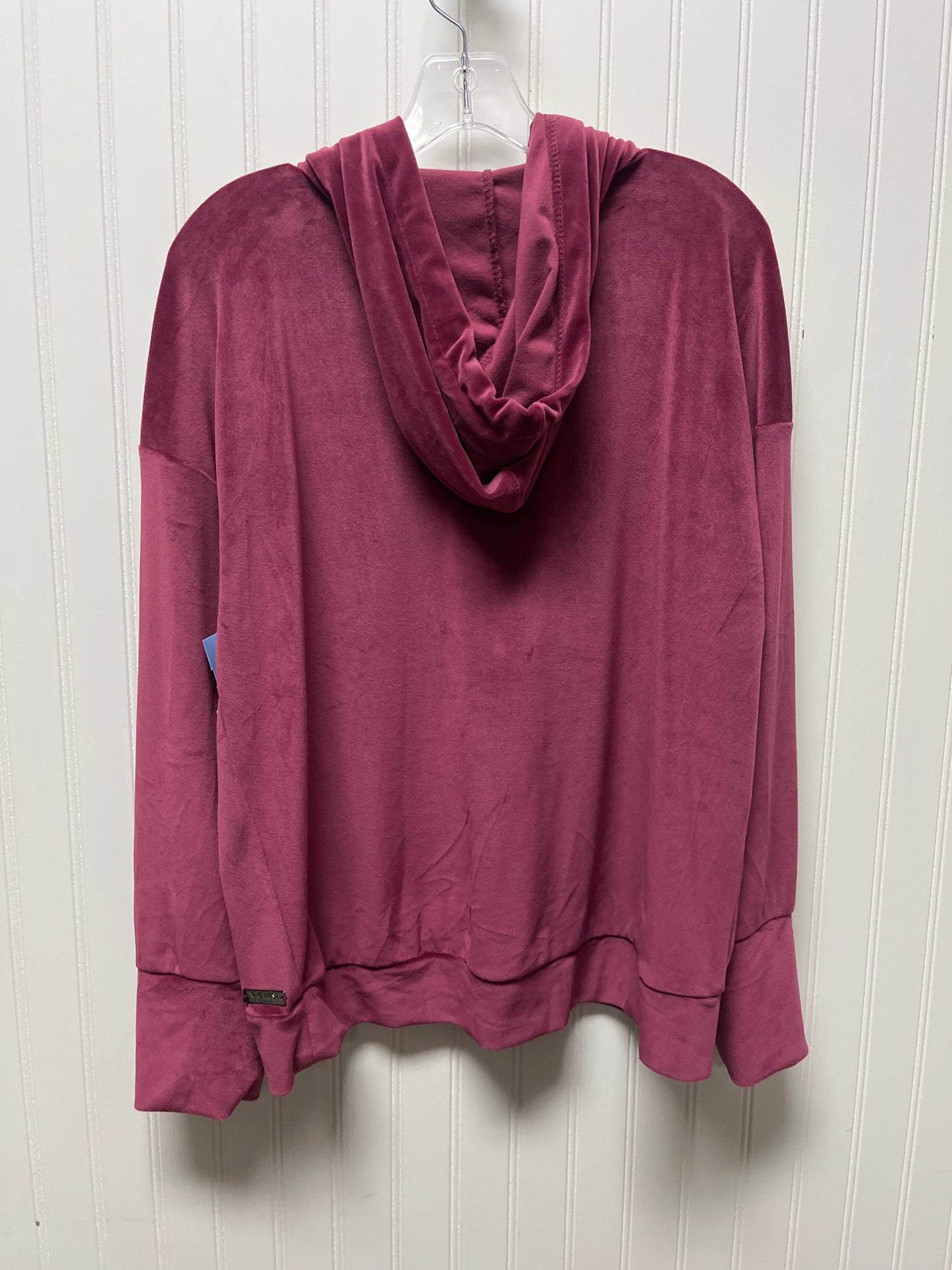 Athletic Sweatshirt Hoodie By Nine West In Purple, Size: M