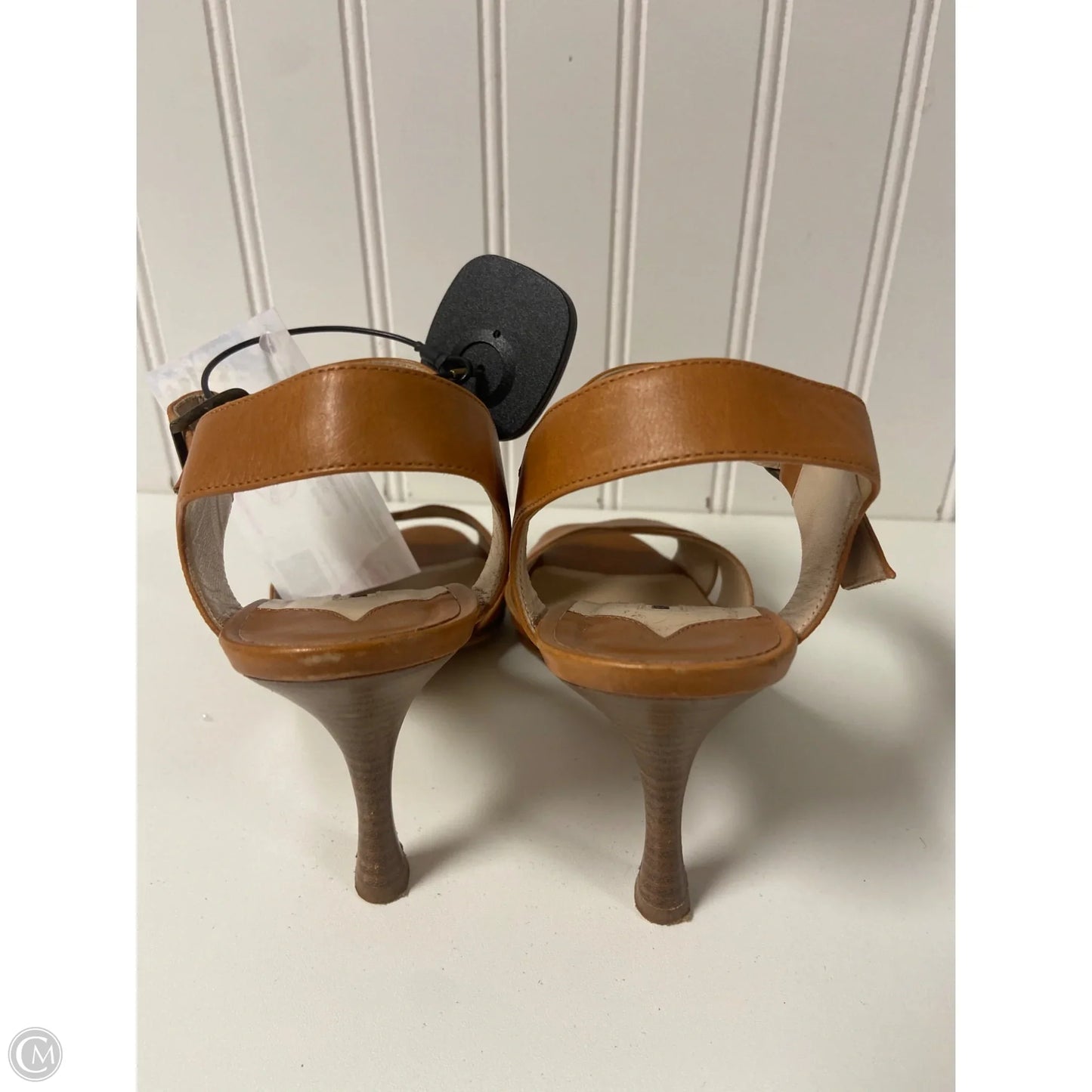 Sandals Luxury Designer By Manolo Blahnik In Brown, Size: 5