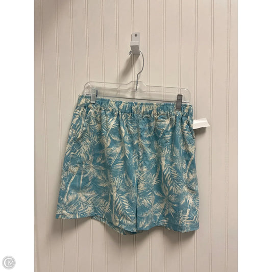 Athletic Shorts By Reel Legends In Brown & Cream, Size: M