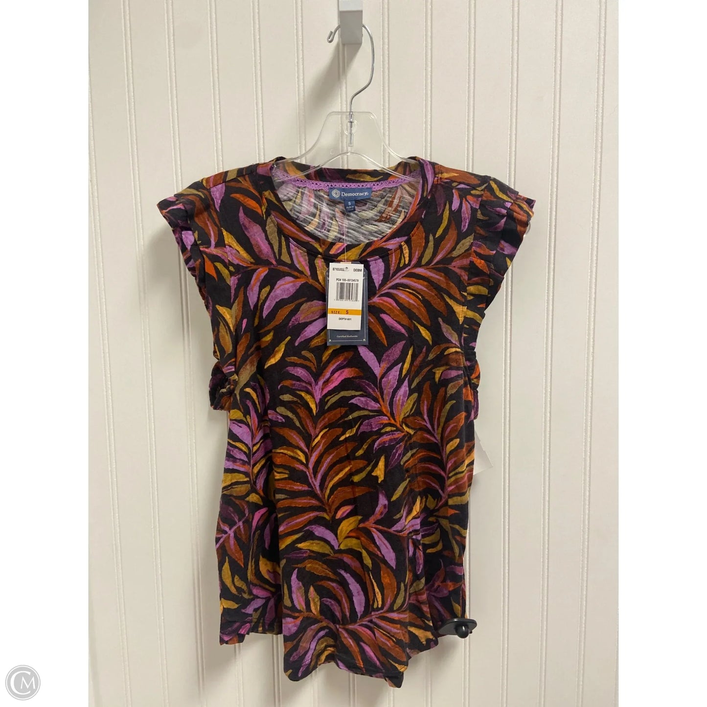 Top Sleeveless By Democracy In Multi-colored, Size: S