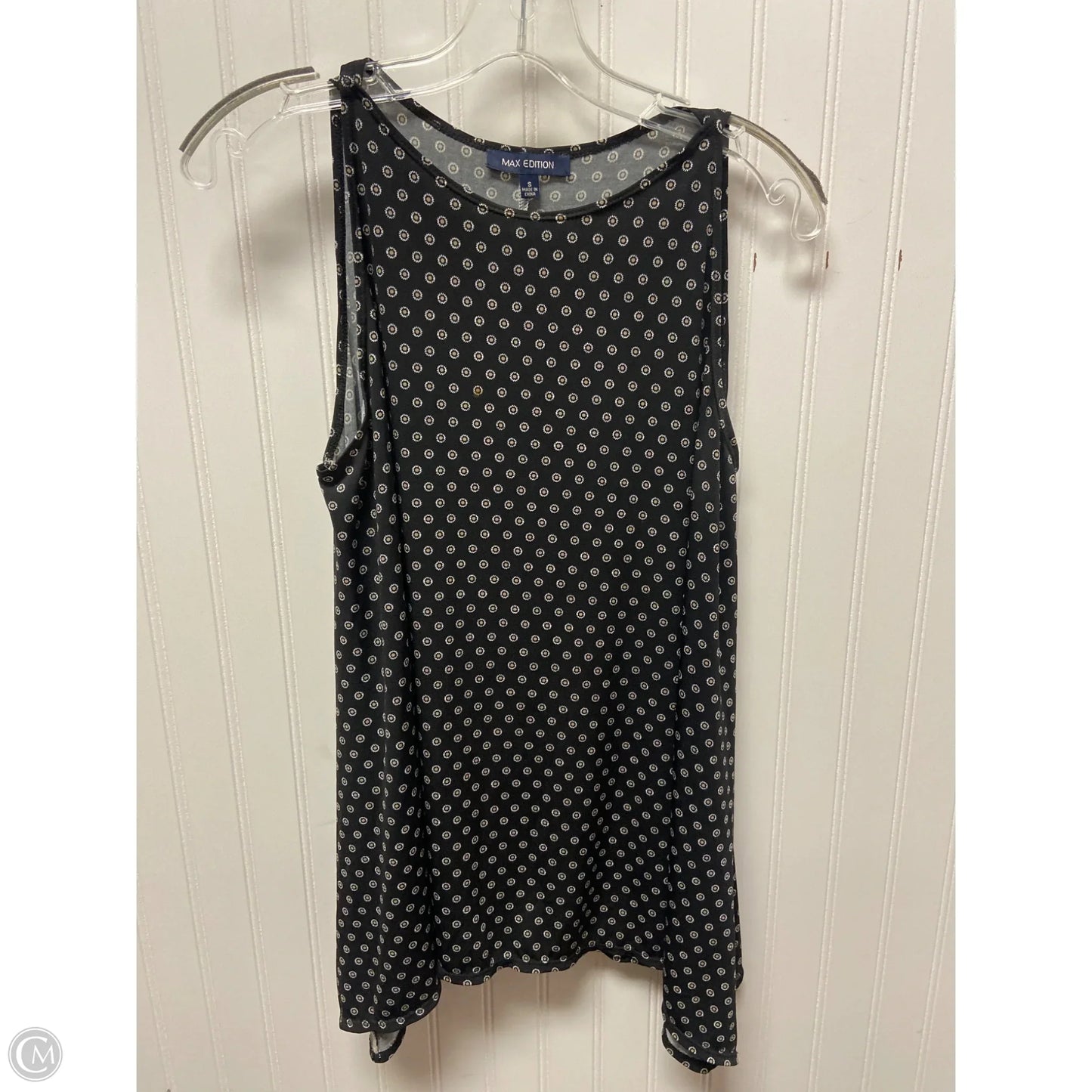 Top Sleeveless By Max Edition In Black, Size: S