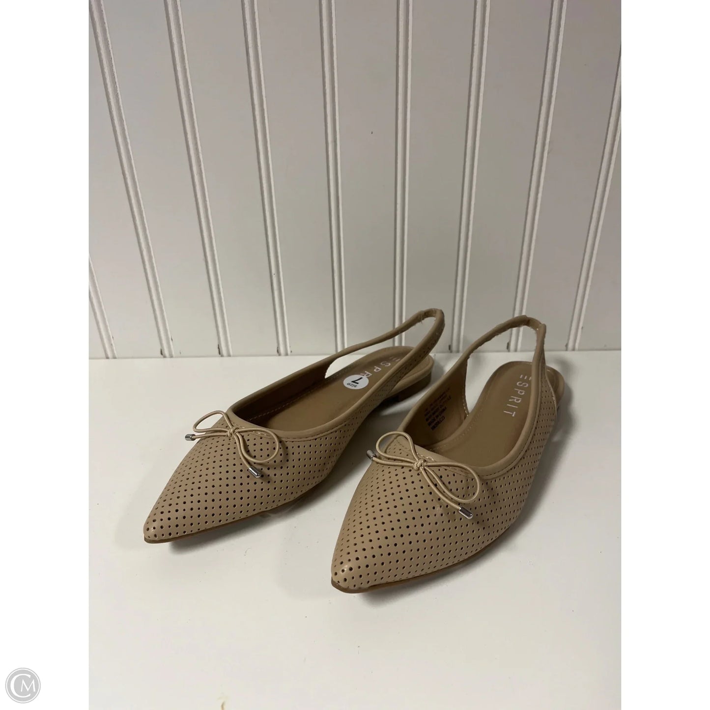 Shoes Heels Block By Esprit In Tan, Size: 7