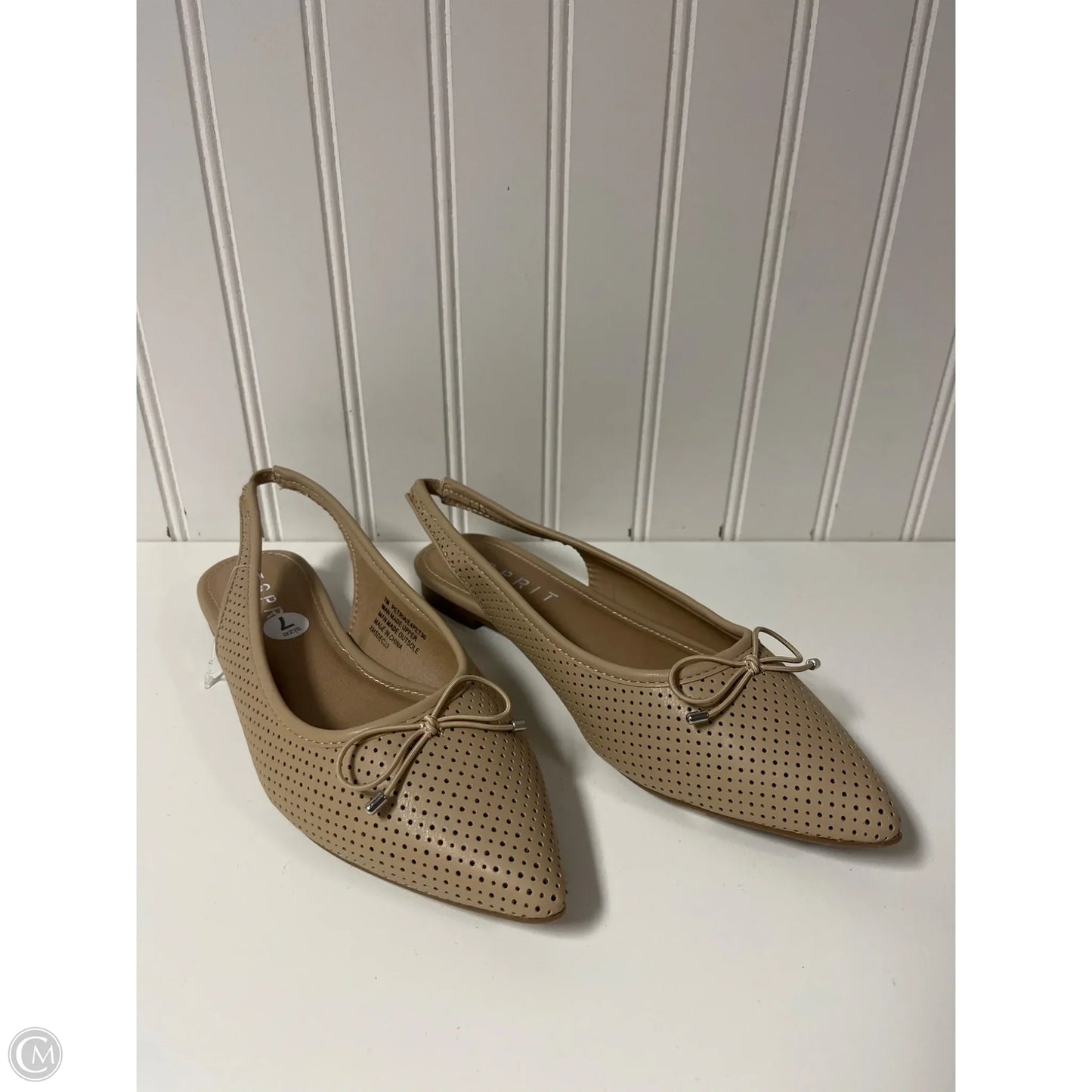 Shoes Heels Block By Esprit In Tan, Size: 7